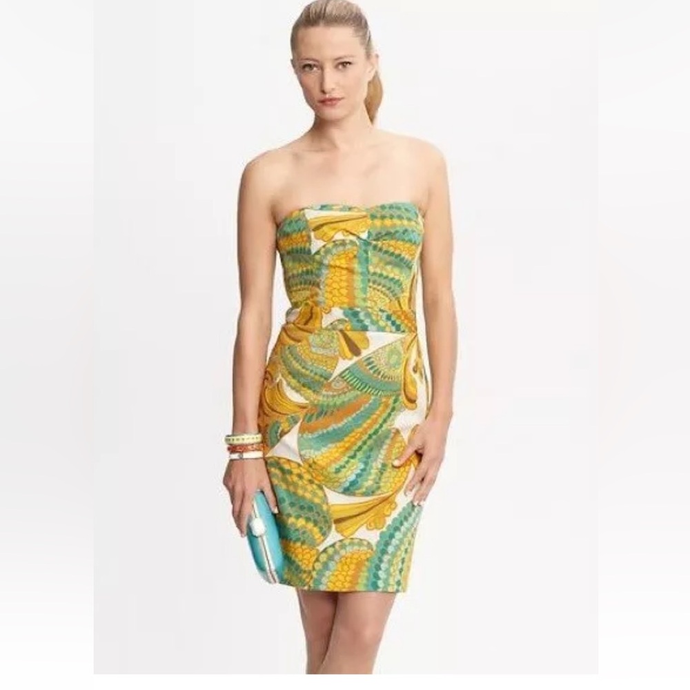 Trina Turk for Banana Republic Collection Cora
 Strapless Dress size 6